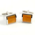 Orange Stone Cufflinks